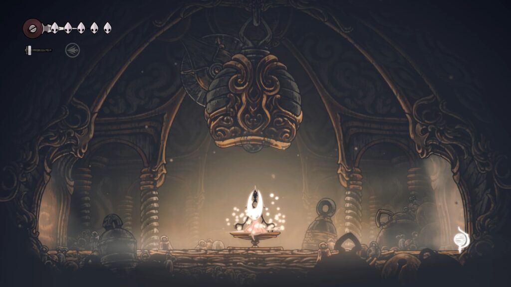 hollow knight soluce complète guide solution gouffre dos steam pc ps5 bete des cloches lance soyeuse cœur de soie