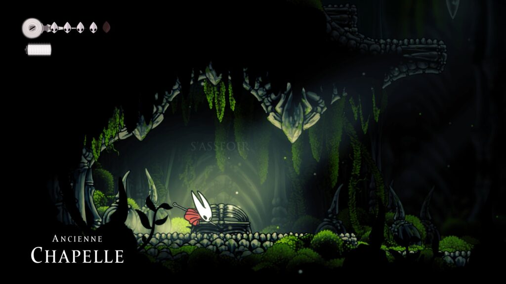 grotte verdoyante soluce complete hollow knight silksong guide cheminement steam metroidvania Acte 1 Pharloom, boss mere forestiere