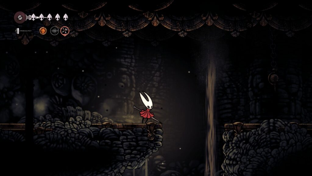 hollow knight silksong soluce complete zone marches érodées acte 1 pharloom pc steam xbox game pass ps5 nintendo switch 2 boss la dernière juge fin acte 1