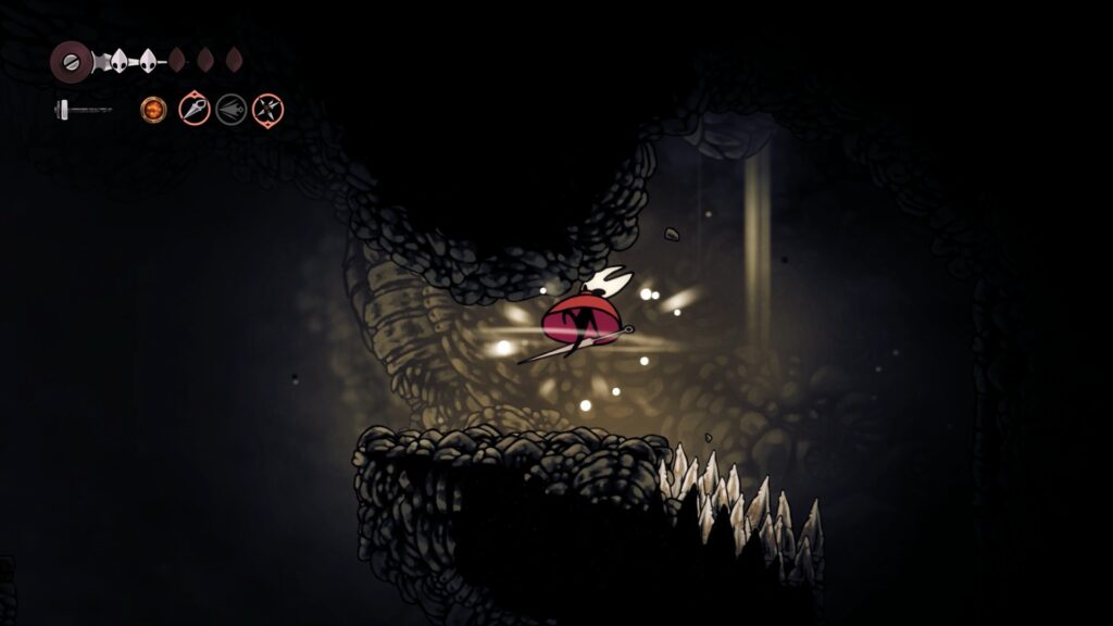 hollow knight silksong soluce complete zone marches érodées acte 1 pharloom pc steam xbox game pass ps5 nintendo switch 2 boss la dernière juge fin acte 1