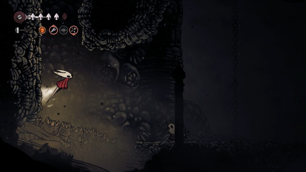 hollow knight silksong soluce complete zone marches érodées acte 1 pharloom pc steam xbox game pass ps5 nintendo switch 2 boss la dernière juge fin acte 1