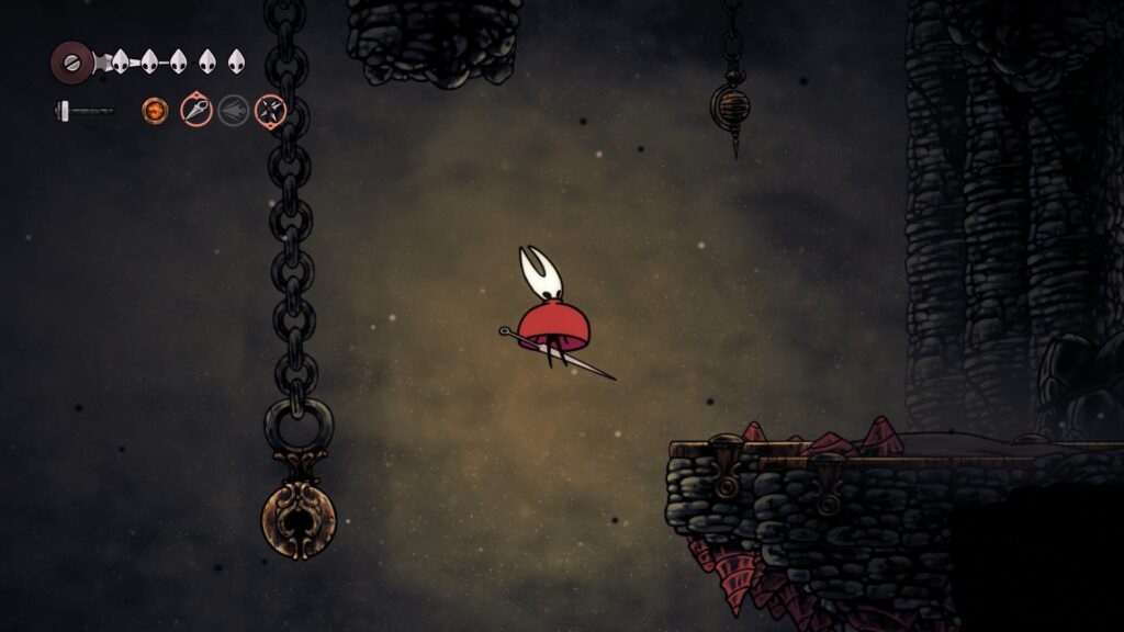 hollow knight silksong soluce complete zone marches érodées acte 1 pharloom pc steam xbox game pass ps5 nintendo switch 2 boss la dernière juge fin acte 1
