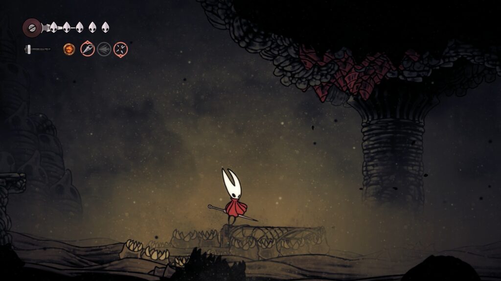 hollow knight silksong soluce complete zone marches érodées acte 1 pharloom pc steam xbox game pass ps5 nintendo switch 2 boss la dernière juge fin acte 1