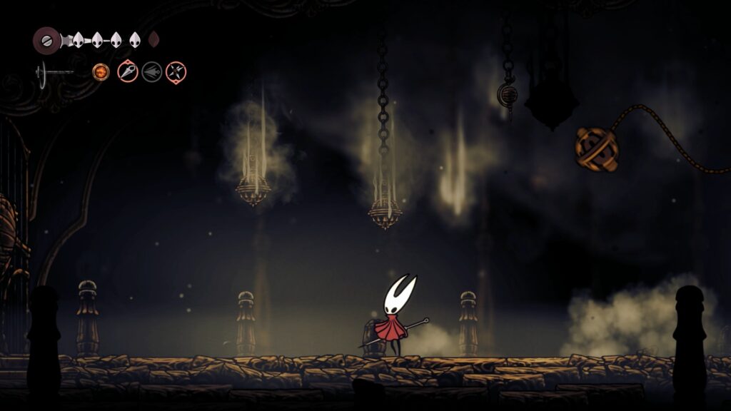 hollow knight silksong soluce complete zone marches érodées acte 1 pharloom pc steam xbox game pass ps5 nintendo switch 2 boss la dernière juge fin acte 1