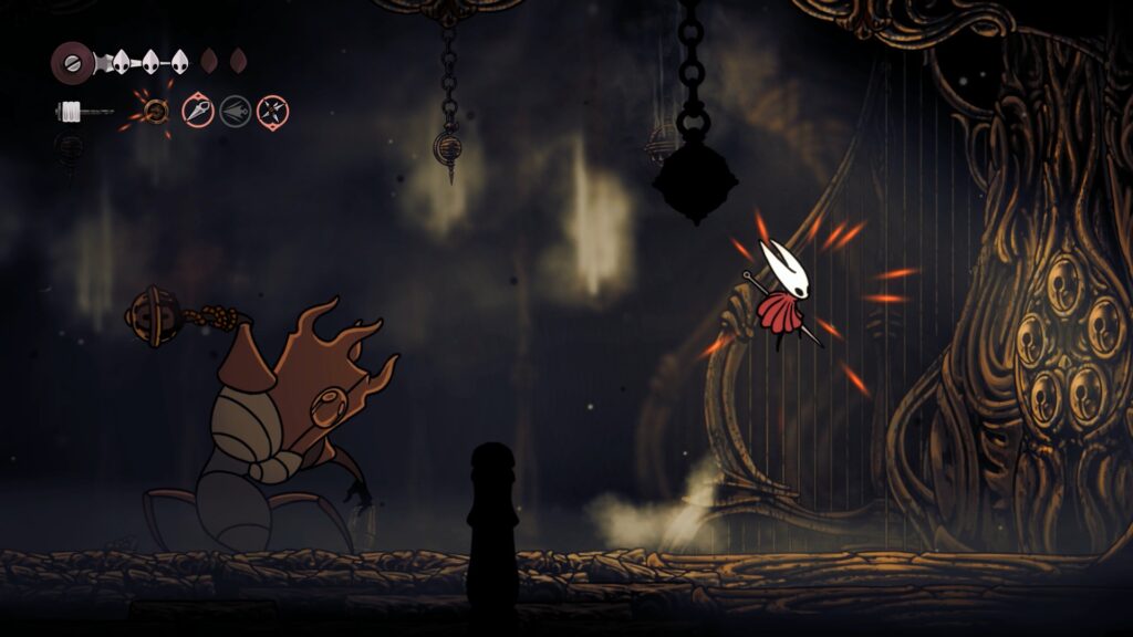 hollow knight silksong soluce complete zone marches érodées acte 1 pharloom pc steam xbox game pass ps5 nintendo switch 2 boss la dernière juge fin acte 1