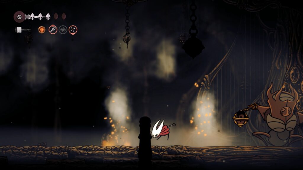 hollow knight silksong soluce complete zone marches érodées acte 1 pharloom pc steam xbox game pass ps5 nintendo switch 2 boss la dernière juge fin acte 1