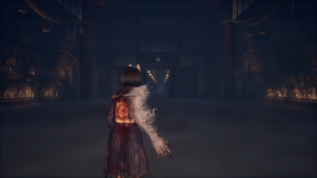 silent hill f soluce solution guide astuce xbpx pc ps5 fresque renard enigme puzzle ecusson chemin image