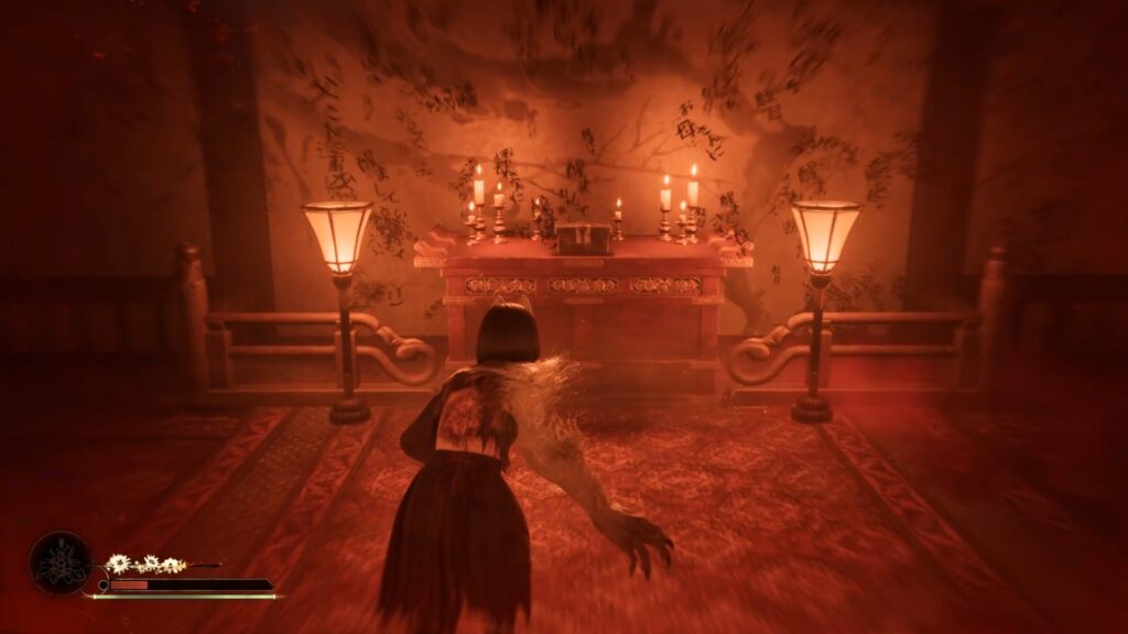 silent hill f soluce solution guide astuce xbpx pc ps5 fresque renard enigme puzzle ecusson chemin image