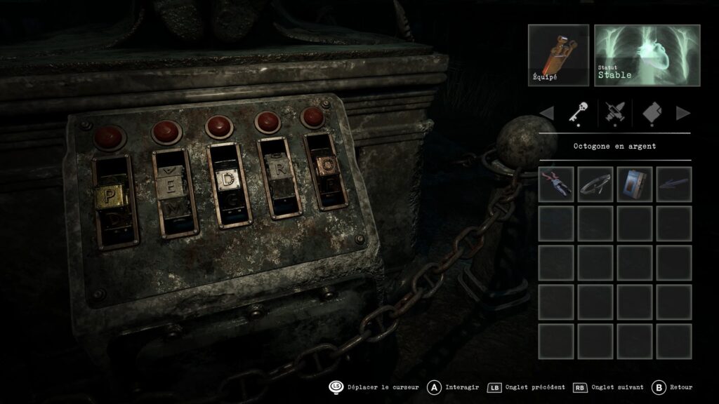 tormented souls 2 cimetiere puzzle code solution guide constellation statue molette metaux boss