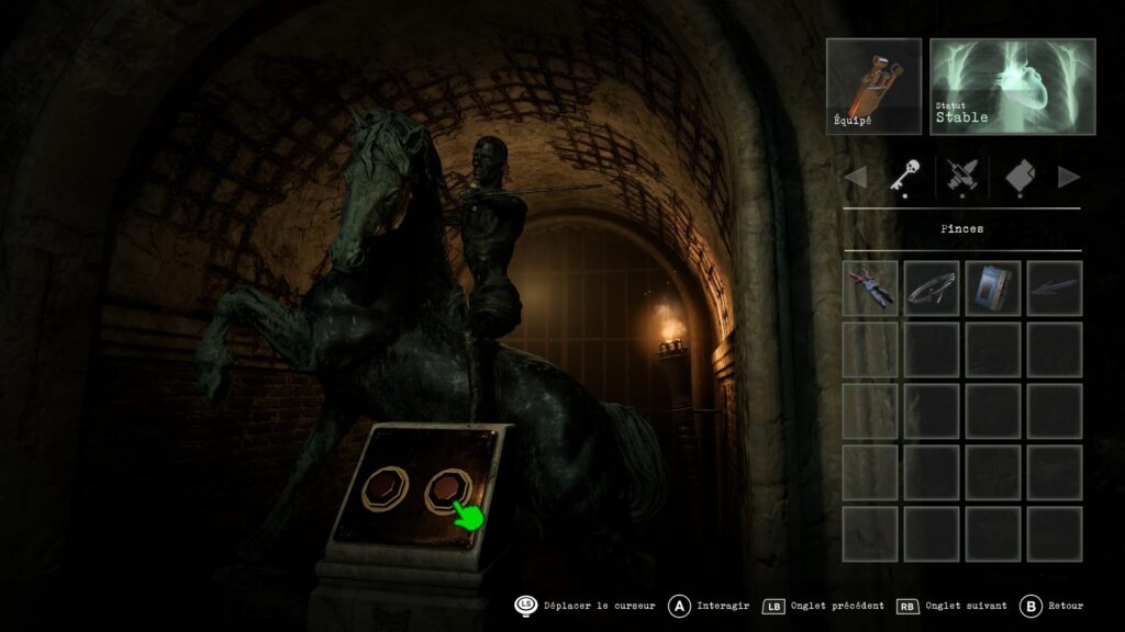 tormented souls 2 cimetiere puzzle code solution guide constellation statue molette metaux boss