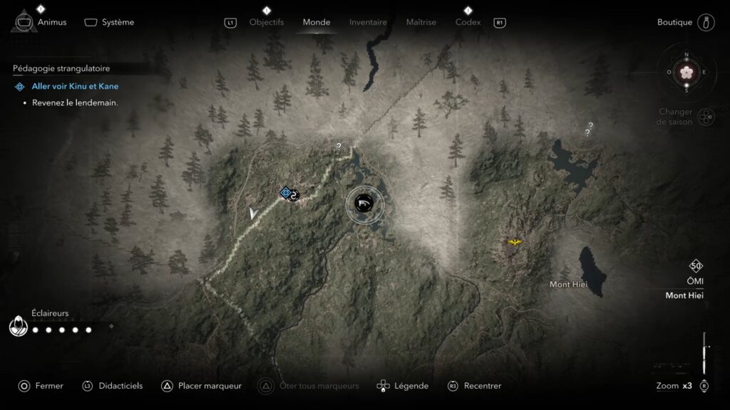 assassin creed shadows parchemin porte isu glyphe carte soluce guide astuce jeu xbox ps5 pc