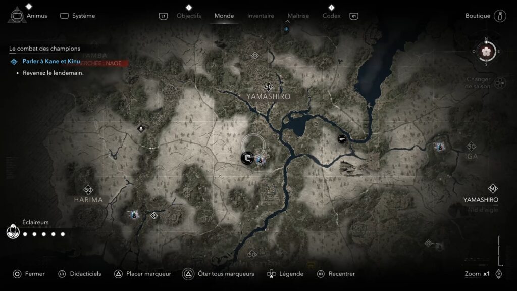 assassin creed shadows parchemin porte isu glyphe carte soluce guide astuce jeu xbox ps5 pc