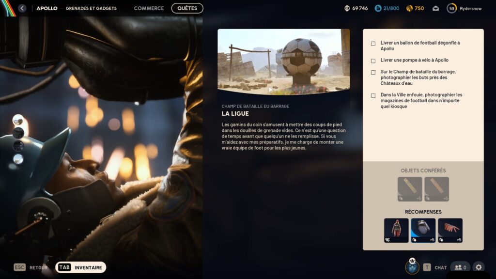 arc aiders quete apollo la ligue fr astuce image soluce