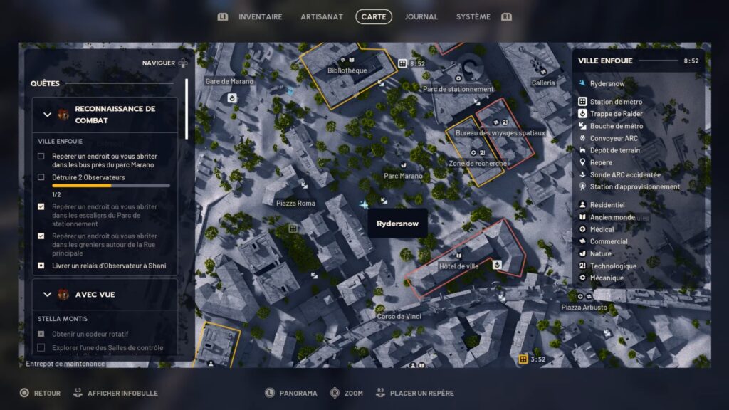 arc raiders quete reconnaissance combat fr shani observateur ville enfouie soluce astuce