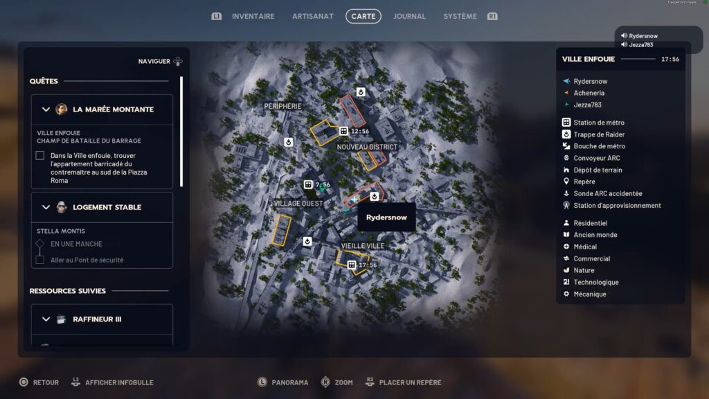 arc raiders sky shrouded quete soluce astuce maree montante carte jeu image zone restreinte fr