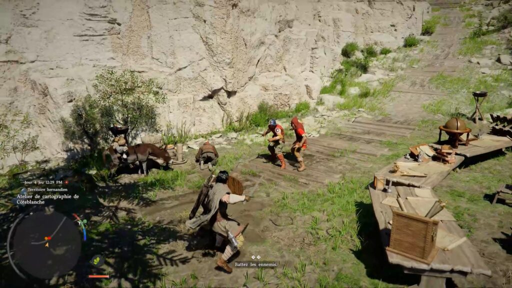 crimson desert quete fr soluce astuce prologue nuit noire reflet lumiere debut ps5 xbox pc