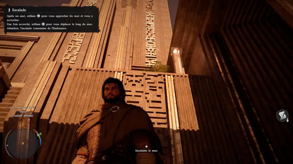 crimson desert quete fr soluce astuce prologue nuit noire reflet lumiere debut ps5 xbox pc