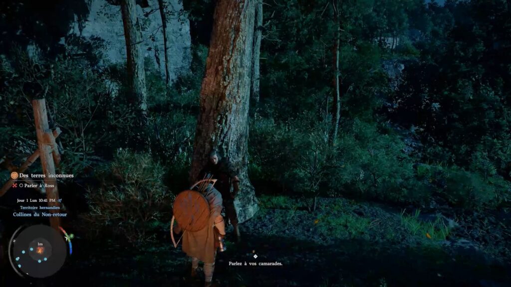 crimson desert quete fr soluce astuce prologue nuit noire reflet lumiere debut ps5 xbox pc