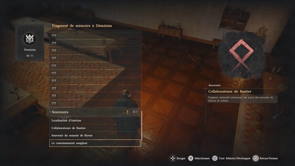 Crimson Desert soluce solution guide astuce bastier damiane demeniss quete boss souvenir xbox pc ps5