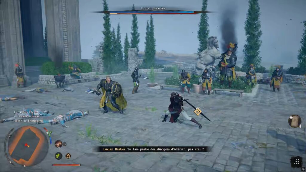 Crimson Desert soluce solution guide astuce bastier damiane demeniss quete boss souvenir xbox pc ps5