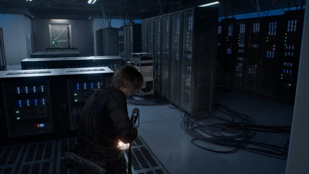 resident evil 9 requiem boss fin elpis laboratoire ark leon grace cle porte xbox ps5 switch pc guide soluce astuce