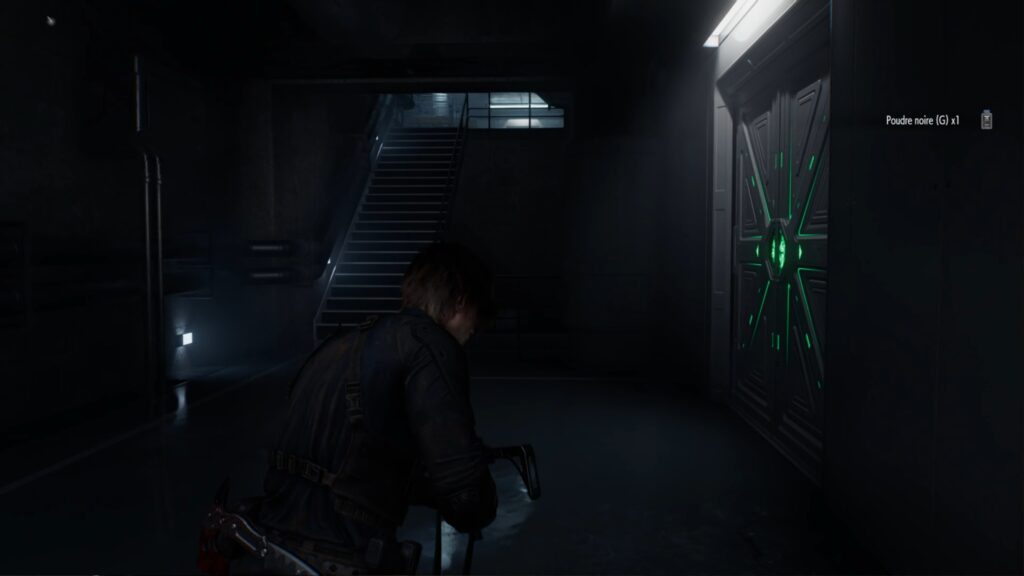 resident evil 9 requiem boss fin elpis laboratoire ark leon grace cle porte xbox ps5 switch pc guide soluce astuce