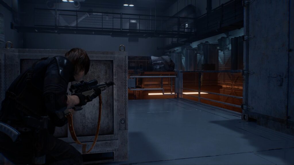 resident evil 9 requiem boss fin elpis laboratoire ark leon grace cle porte xbox ps5 switch pc guide soluce astuce