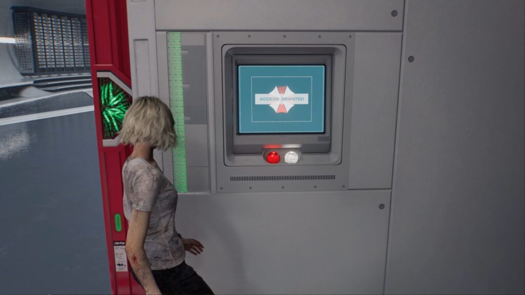 resident evil 9 requiem boss fin elpis laboratoire ark leon grace cle porte xbox ps5 switch pc guide soluce astuce