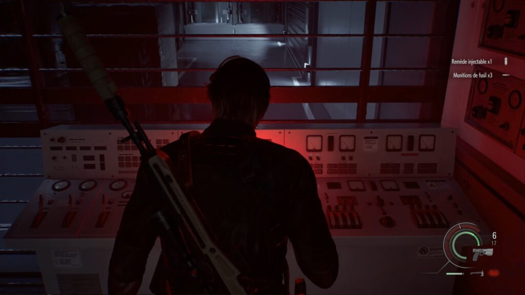 resident evil 9 requiem boss fin elpis laboratoire ark leon grace cle porte xbox ps5 switch pc guide soluce astuce