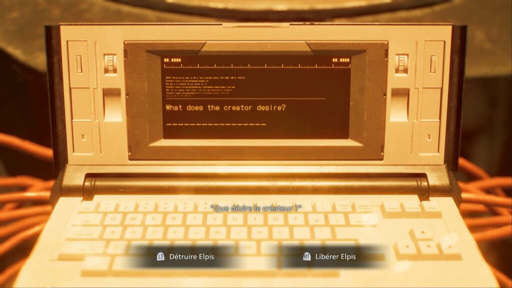 resident evil 9 requiem boss fin elpis laboratoire ark leon grace cle porte xbox ps5 switch pc guide soluce astuce