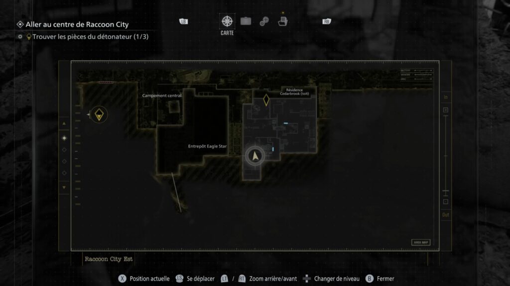 resident evil 9 requiem guide soluce astuce fr detonateur leon raccoon city est bombe xbox ps5 pc switch