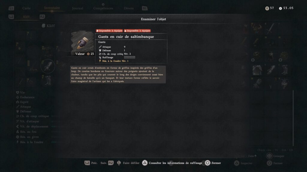 crimson-desert-emplacement-armure-kliff-gant-cuir-saltimbanque