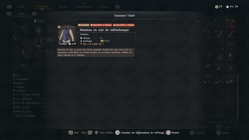 crimson-desert-emplacement-armure-kliff-manteau-cuir-saltimbanque