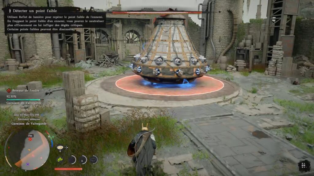 crimson desert soluce solution guide broyeur foudre tempete boss cle marni astuce jeu forteresse orbian xbox pc ps5