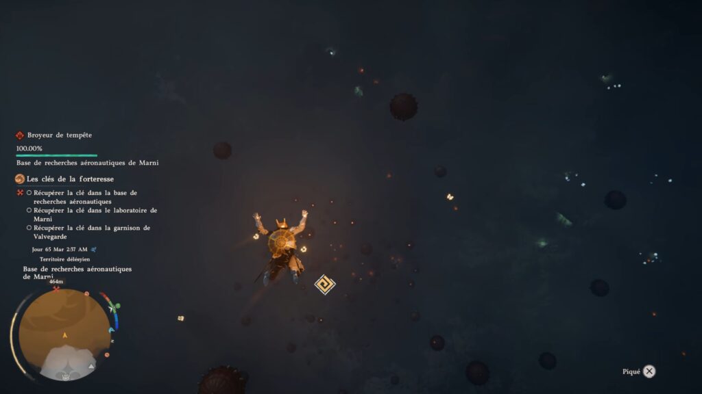 crimson desert soluce solution guide broyeur foudre tempete boss cle marni astuce jeu forteresse orbian xbox pc ps5