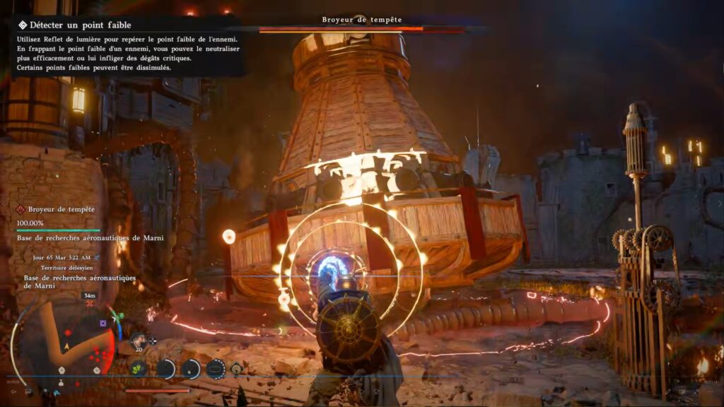 crimson desert soluce solution guide broyeur foudre tempete boss cle marni astuce jeu forteresse orbian xbox pc ps5