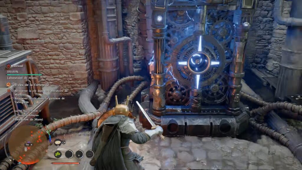 crimson desert soluce solution guide broyeur foudre tempete boss cle marni astuce jeu forteresse orbian xbox pc ps5