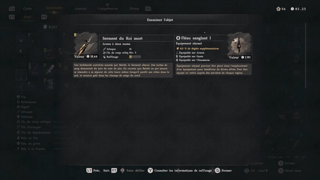 crimson-desert-soluce-meilleure-arme-lance-serment-du-roi-mort