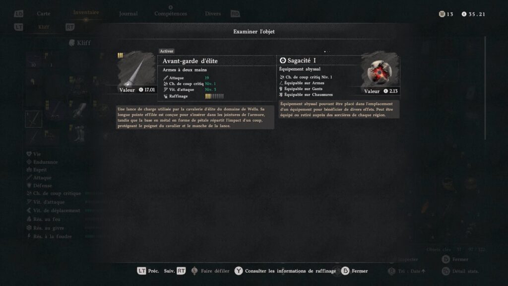 crimson-desert-soluce-meilleure-arme-lance-avant-garde-delite