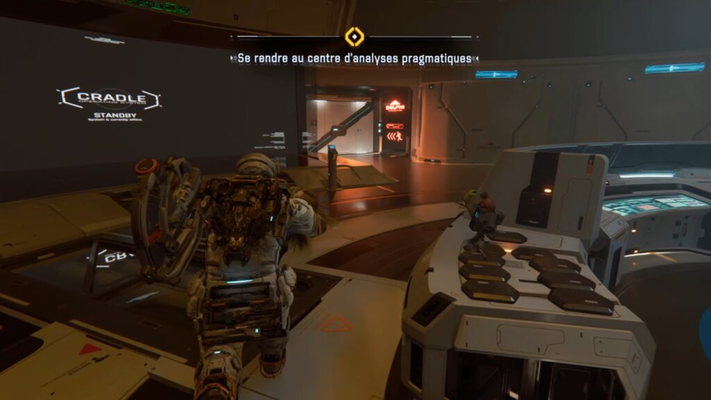 pragmata centre analyse diana cristaux rouge laser astuce soluce solution xbox ps5 pc