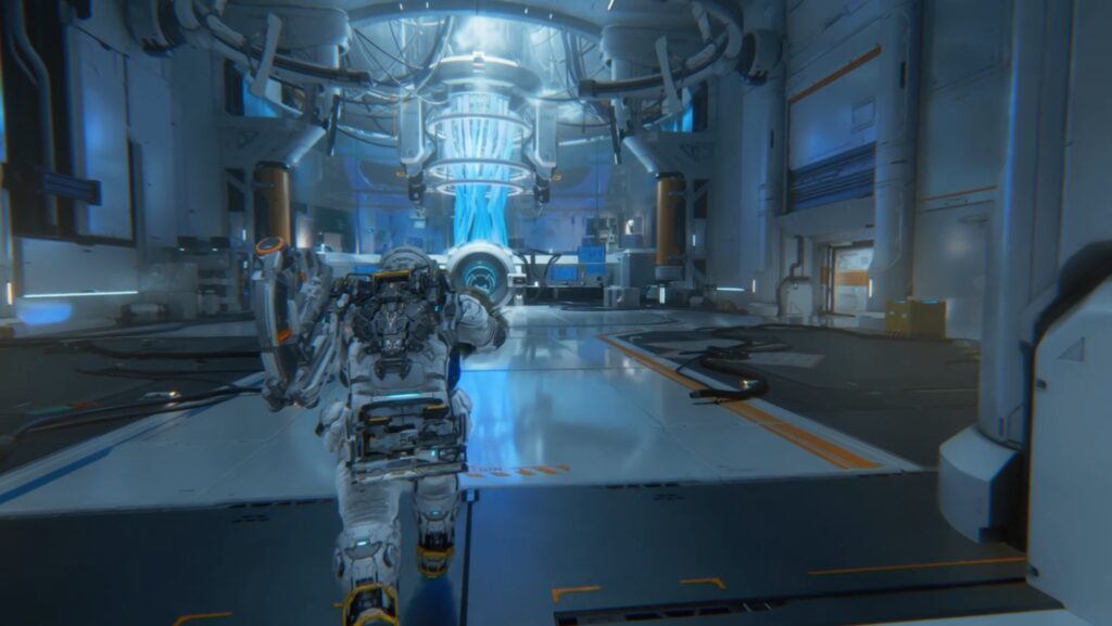 pragmata centre analyse diana cristaux rouge laser astuce soluce solution xbox ps5 pc