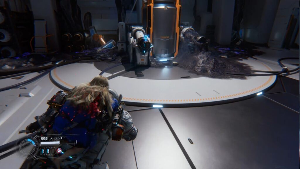 pragmata centre analyse diana cristaux rouge laser astuce soluce solution xbox ps5 pc