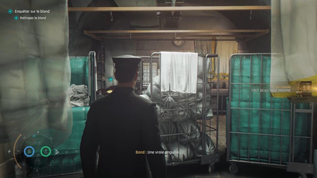 007 first light presse defi soluce solution bibliotheque laverie code blond cheminee salle a manger enigme xbox ps5 pc switch 2
