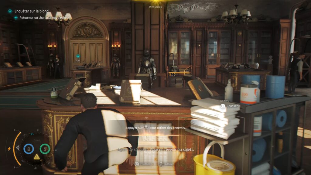007 first light presse defi soluce solution bibliotheque laverie code blond cheminee salle a manger enigme xbox ps5 pc switch 2