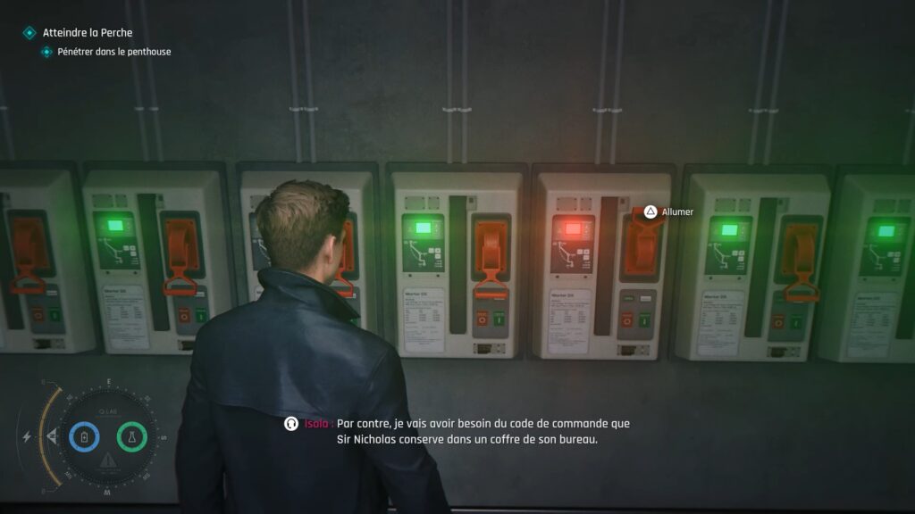 007 first light soluce guide solution astuce xbox ps5 pc code greeway porte escalier laser penthouse webb serveur
