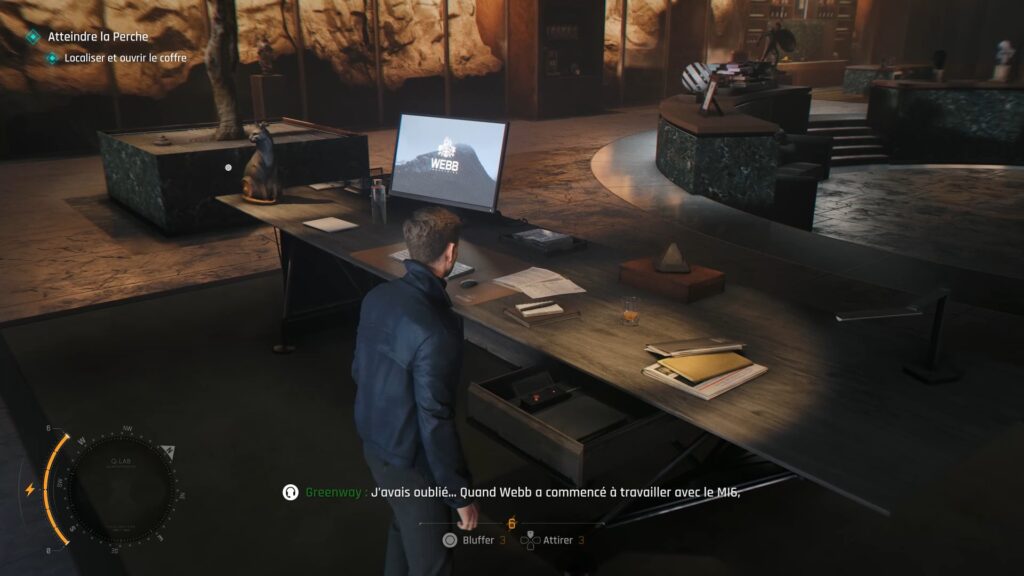 007 first light soluce guide solution astuce xbox ps5 pc code greeway porte escalier laser penthouse webb serveur