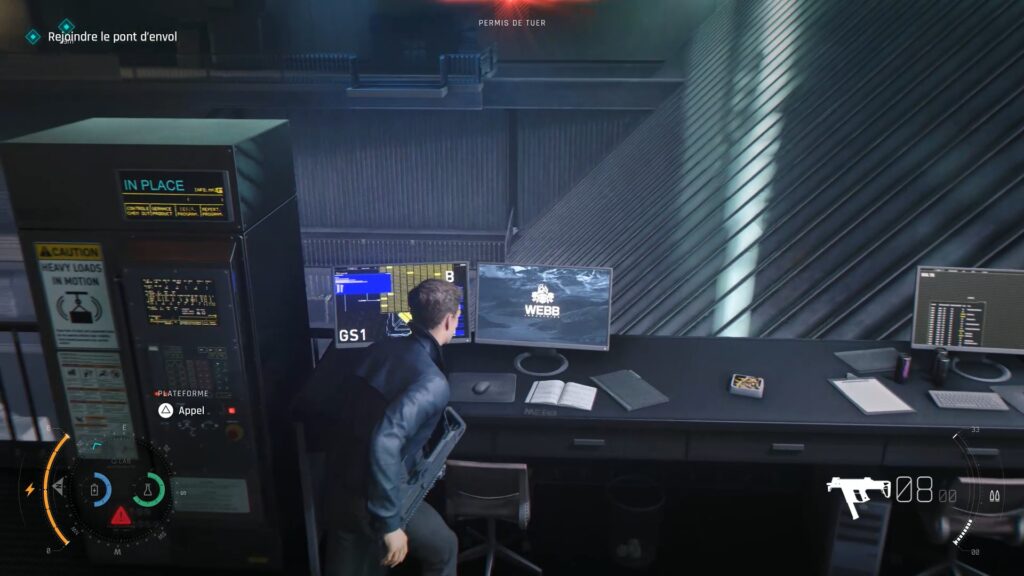 007 first light soluce guide solution astuce xbox ps5 pc code greeway porte escalier laser penthouse webb serveur