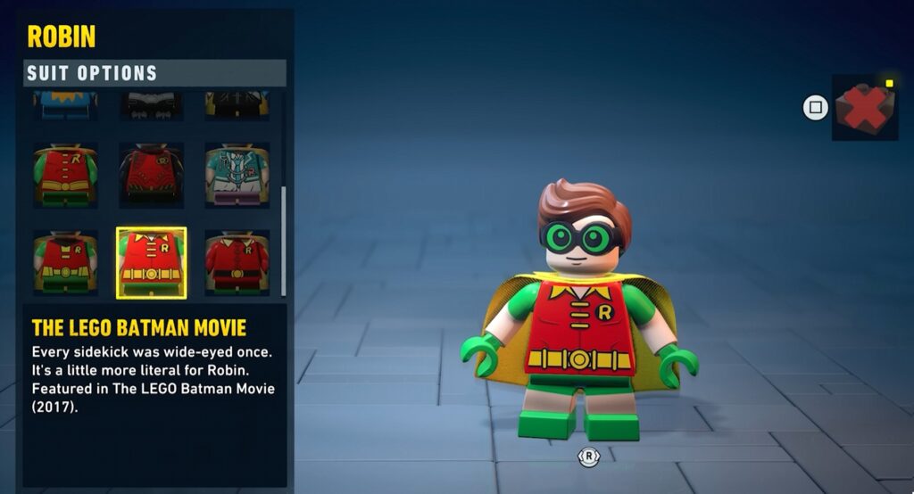 LEGO BATMAN LEGACY HERITAGE dark knight robin costume soluce guide astuce solution secret xbox pc ps5 switch