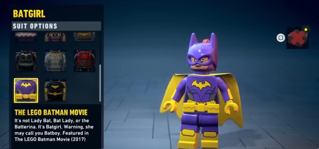 lego batman heritage dark knight costume batgirl soluce solution guide astuce fr xbox pc ps5