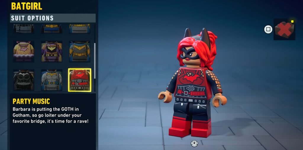 lego batman heritage dark knight costume batgirl soluce solution guide astuce fr xbox pc ps5
